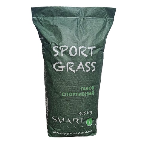 Семена газонных трав "SPORT GRASS", ТМ "SMART GRASS", мешок бумажный, вес нетто 2 кг