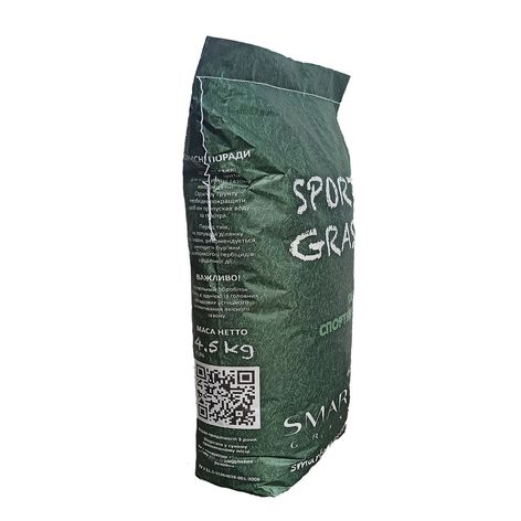 Семена газонных трав "SPORT GRASS", ТМ "SMART GRASS", мешок бумажный, вес нетто 4,5 кг