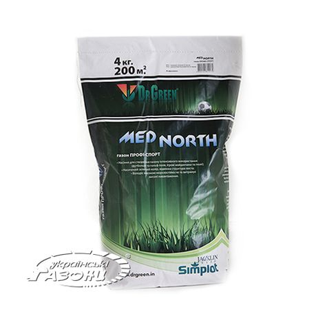 Семена газонных трав "Med North" (Газон спорт-профи) 4 кг