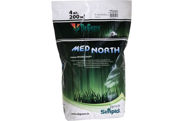 Насіння газонних трав "Med North" (Газон спорт-профі) 4 кг