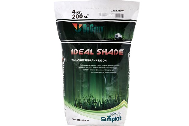 Семена газонных трав "Ideal Shade" (Теневыносливый газон) 4 кг